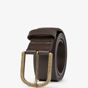 Brown Leather Men's Belt - TRAVIS MATHEW stretch belt SIZE 32